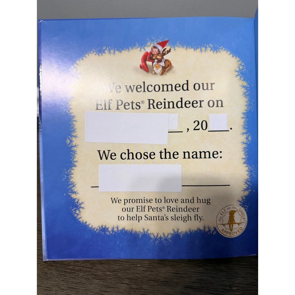 Elf Pets A‎ Reindeer Tradition Plush and Hardcover Book Set Elf on the Shelf